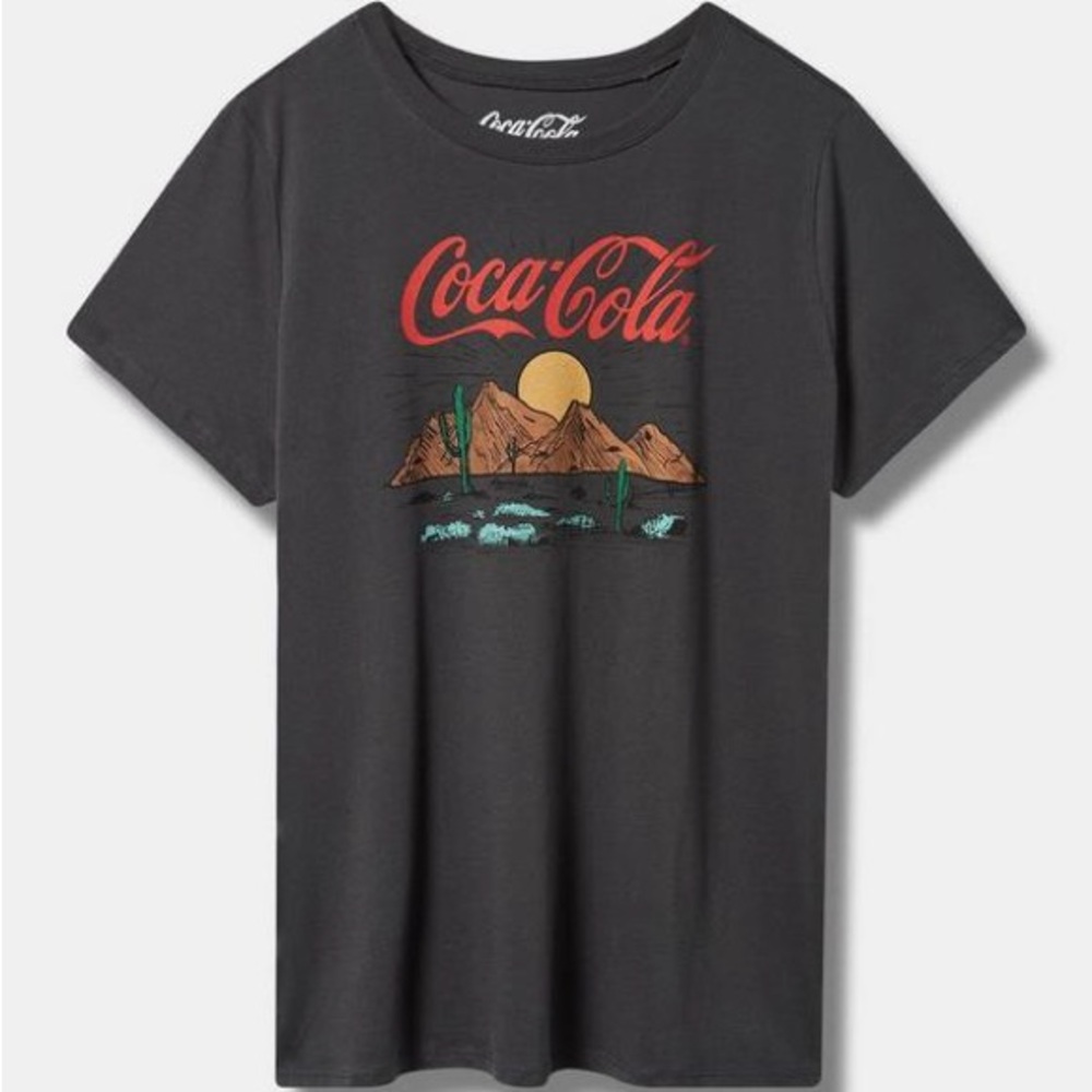 Torrid 00 Coca Cola Classic Fit Cotton Crew Tee